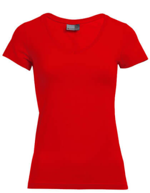 E3086 Women´s Slim Fit V-Neck-T - Reklamnepredmety