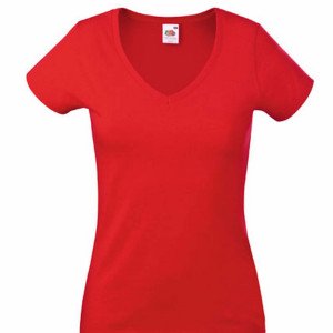 F271N Valueweight V-Neck T Lady-Fit - Reklamnepredmety