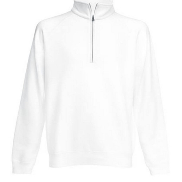 F382 Premium Zip Neck Raglan Sweat