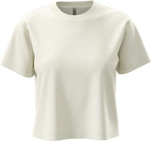 Dámský crop top z těžké bavlny N 7610 - Reklamnepredmety