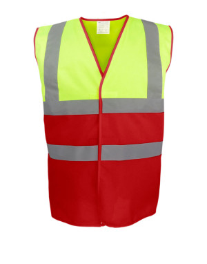 Hi-Vis dvoubarevná vesta - Reklamnepredmety