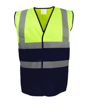 Hi-Vis dvoubarevná vesta - Reklamnepredmety