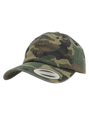 FX6245CW Low Profile Camo Washed Cap - Reklamnepredmety