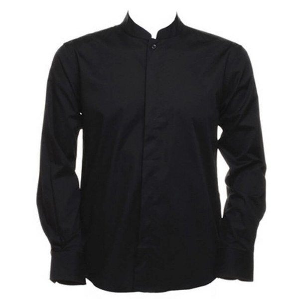 K123 Mens Bar Shirt Mandarin Collar Long Sleeve