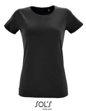 L02758 Womens Round Neck Fitted T-Shirt Regent - Reklamnepredmety