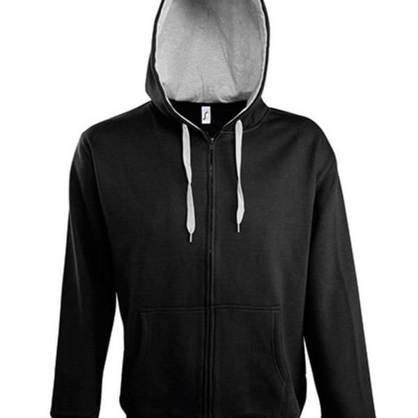 L480 Contrasted Zipped Hooded Jacket Soul Men