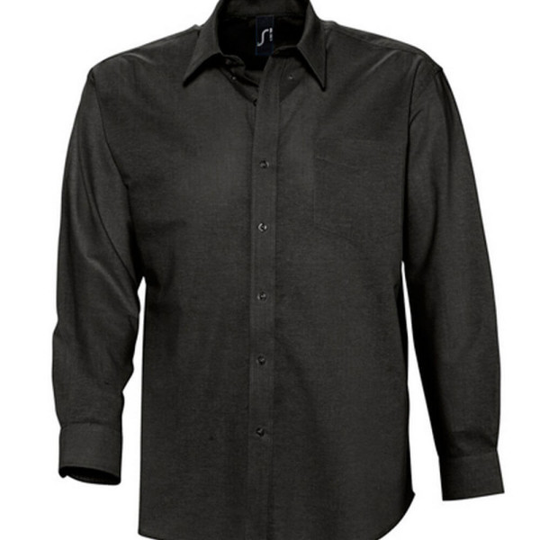 L613 Mens Oxford-Shirt Boston Longsleeve