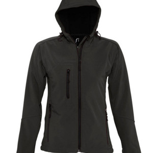 L849 Womens Hooded Softshell Jacket Replay - Reklamnepredmety