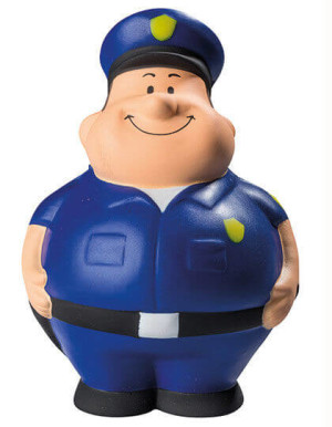 MBW24242 SQUEEZIES® Policeman Bert® - Reklamnepredmety