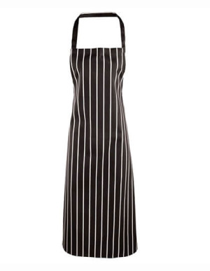 PW110 Striped Bib Apron - Reklamnepredmety