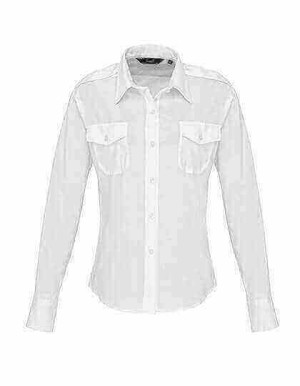 PW310 Ladies Long Sleeve Pilot Shirt - Reklamnepredmety