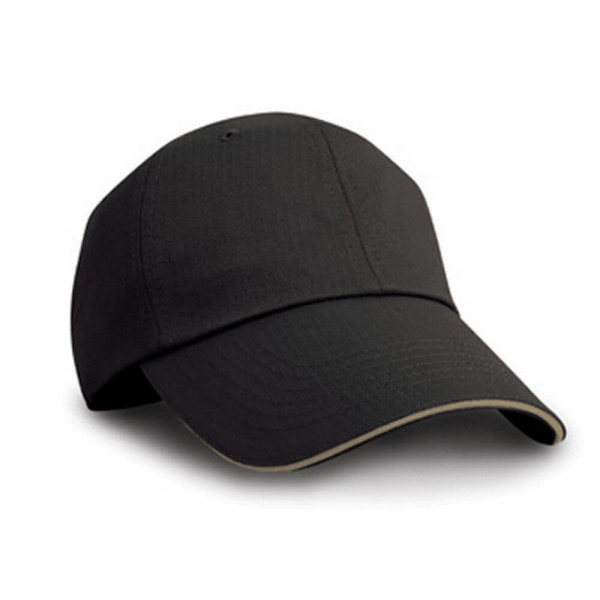 RH38 Herringbone Cap with Sandwich Peak