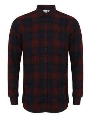 SFM560 Men`s Brushed Check Casual Shirt - Reklamnepredmety