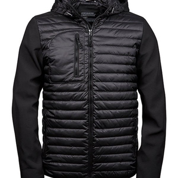 TJ9628 Hooded Crossover Jacket