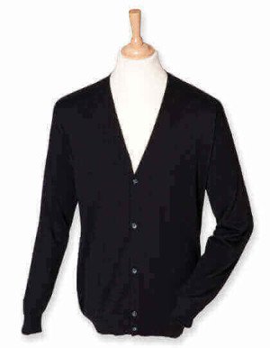 W722 Men`s Lightweight V-Neck Cardigan - Reklamnepredmety