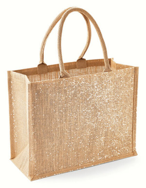 WM437 Shimmer Jute Shopper - Reklamnepredmety