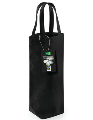 WM620 Fairtrade Cotton Bottle Bag - Reklamnepredmety