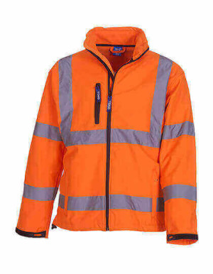 YK09 High Visibility 2 Bands & Braces Softshell Jacket - Reklamnepredmety