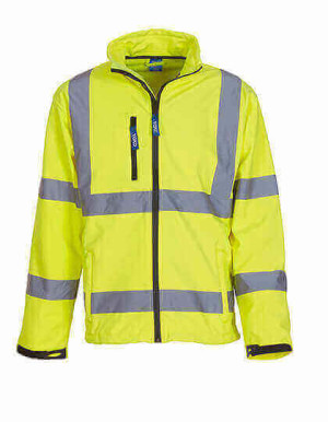 YK09 High Visibility 2 Bands & Braces Softshell Jacket - Reklamnepredmety