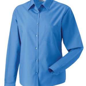 Z934F Ladies´ Long Sleeve Polycotton Poplin Shirt - Reklamnepredmety