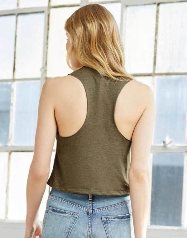 Women`s Racerback Cropped Tank