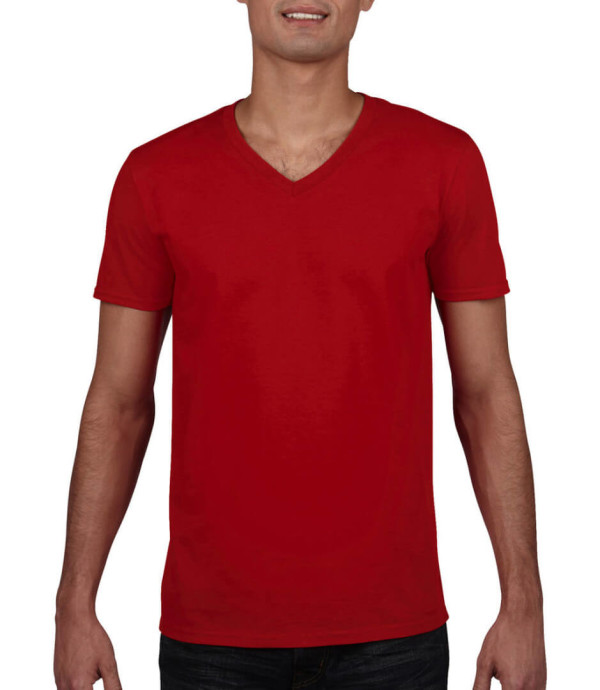 Pánské tričko Softstyle V-Neck