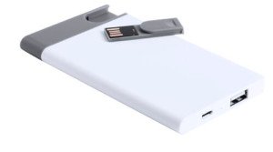 Spencer USB power banka s USB flash diskem - Reklamnepredmety