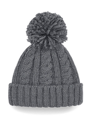 Čepice Cable Knit Melange Beanie - Reklamnepredmety