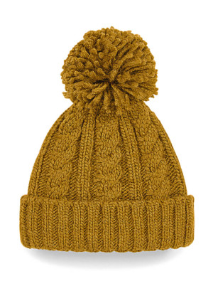 Čepice Cable Knit Melange Beanie - Reklamnepredmety