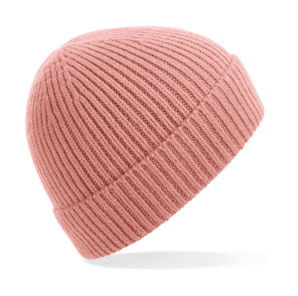 Engineered Knit Ribbed Beanie