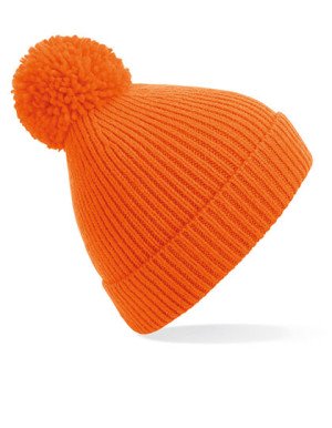 CB382 Engineered Knit Ribbed Pom Pom Beanie - Reklamnepredmety