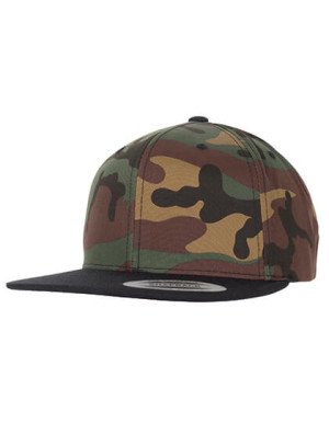 Klasická Snapback 2-tónová kšiltovka Camo - Reklamnepredmety